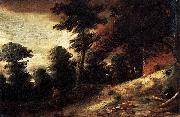 Adriaen Brouwer Twilight Landscape oil painting artist